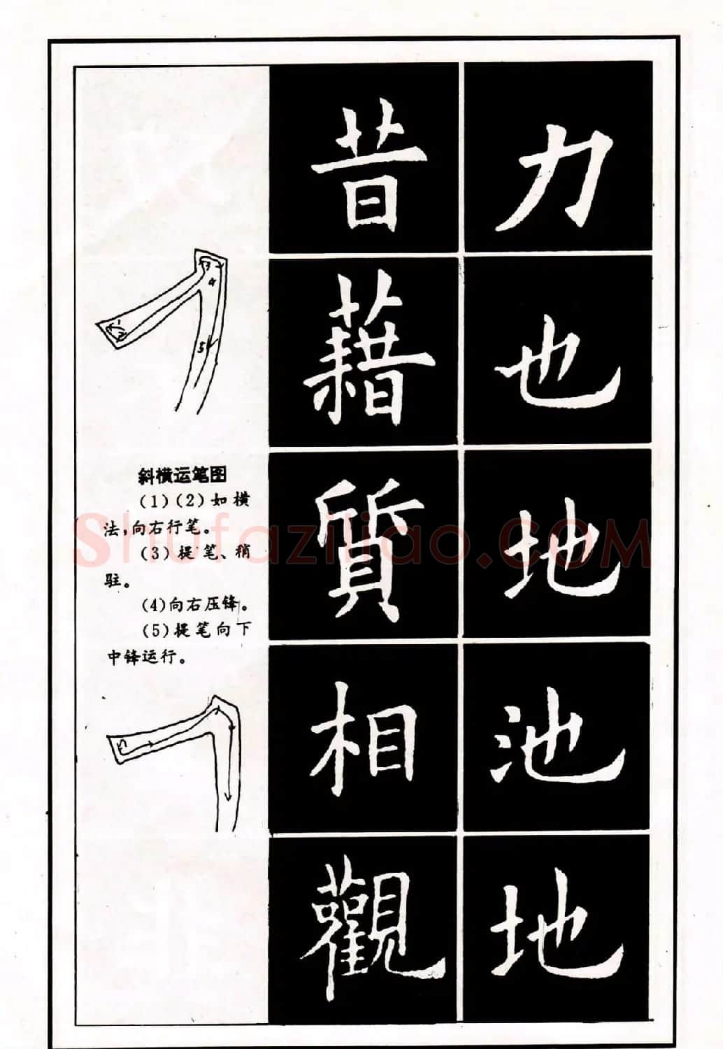 中小学生书法教材：楷书入门永字八法习字帖 | 毛笔楷书字帖