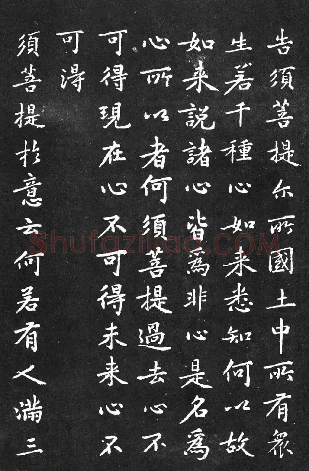 宋代黄庭坚小楷《金刚经》拓本 | 软笔书法作品