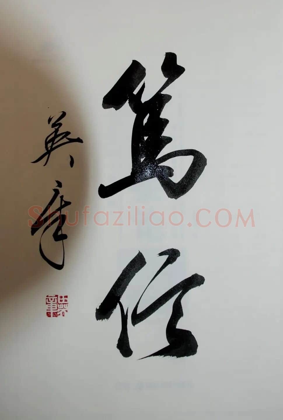田英章书法2字作品欣赏第三辑 | 书法名家作品鉴赏