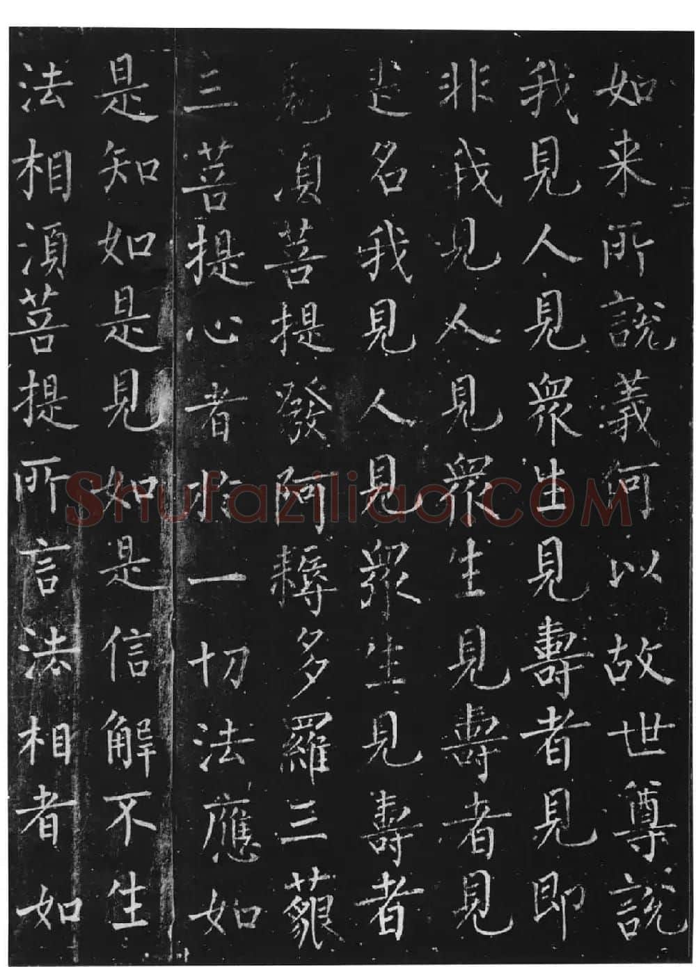 柳体楷书字帖《柳公权金刚经》 | 软笔楷书字帖