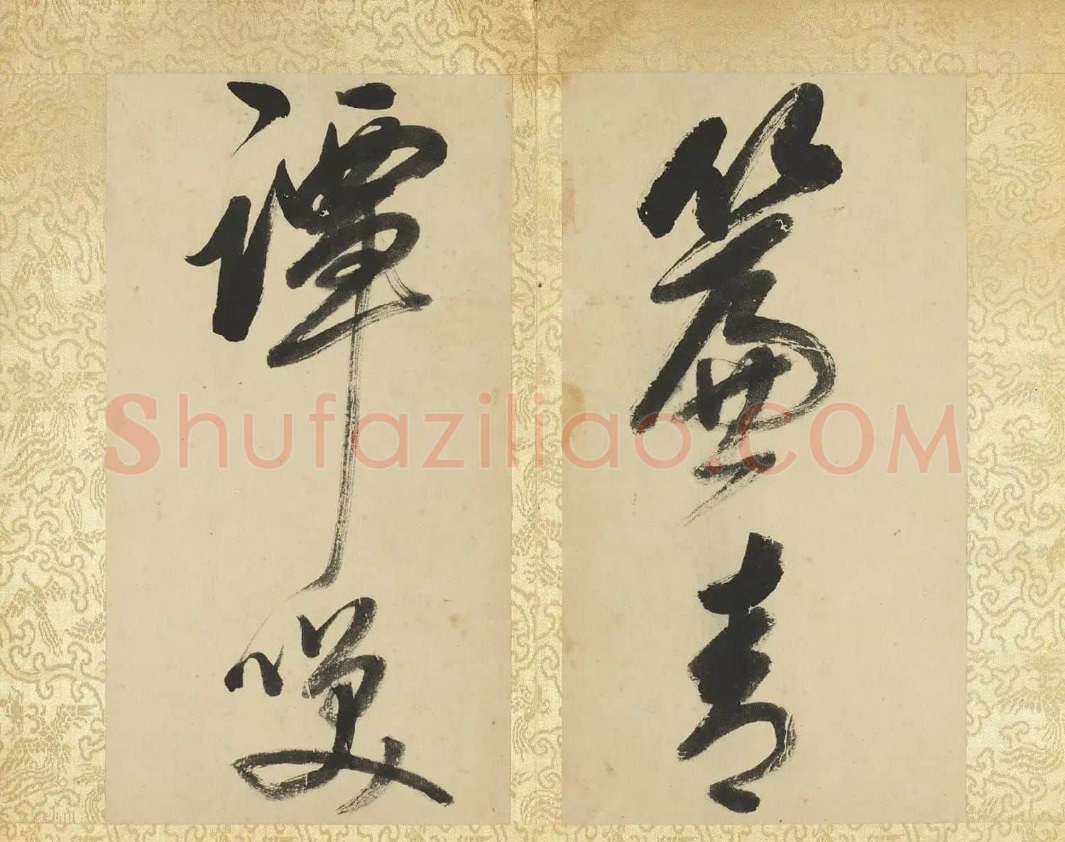 董其昌大字书法《陋室铭》册 | 毛笔书法作品