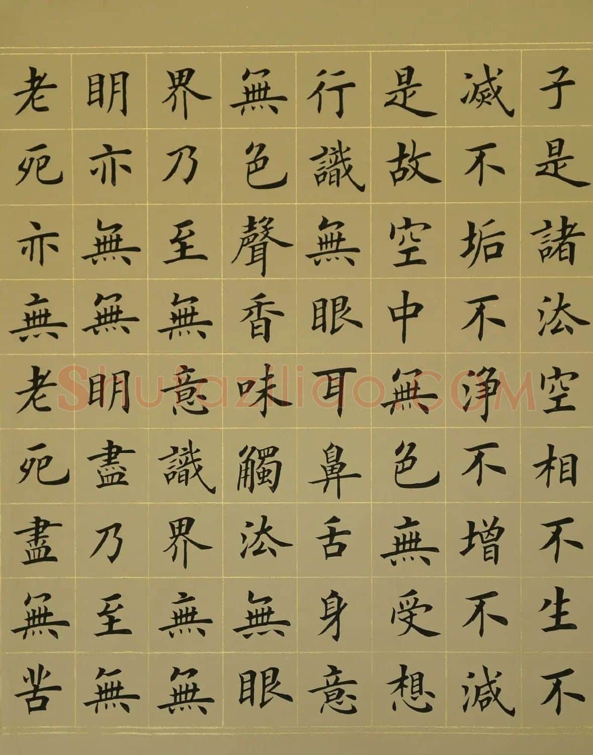 张延东书法手卷欣赏《楷书心经》 | 书法心经作品