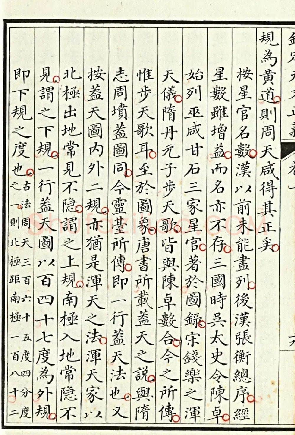 小楷抄本《钦定天文正义》 | 书法作品欣赏