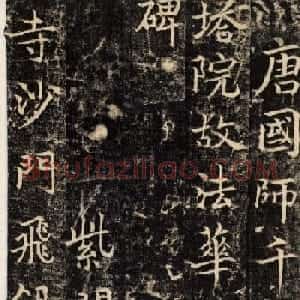 吴通微行楷书法《楚金禅师碑》
