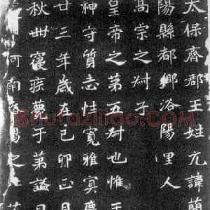 前秦北朝 魏碑元简墓志