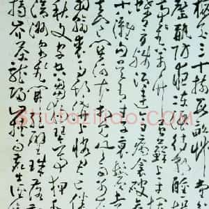 清代 黄慎草书《五律草书轴》