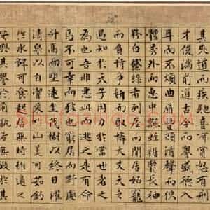 明代 文徵明小楷《小楷盘谷叙》