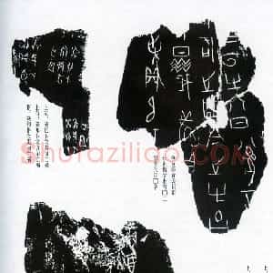 先秦 甲骨文拓片及其释文5