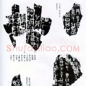 先秦 甲骨文拓片及其释文11