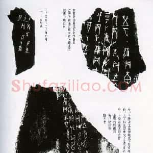 先秦 甲骨文拓片及其释文19