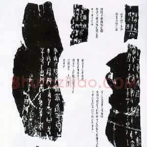 先秦 甲骨文拓片及其释文21