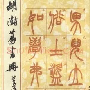 书法字帖欣赏《胡澍篆书册》