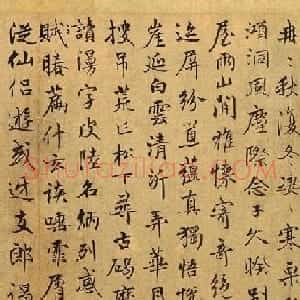 陈植行书墨迹赏析《怀存斋隐君诗帖》