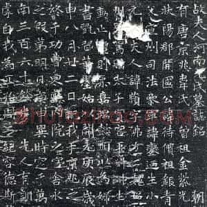 唐朝 韦应物楷书《元苹墓志》