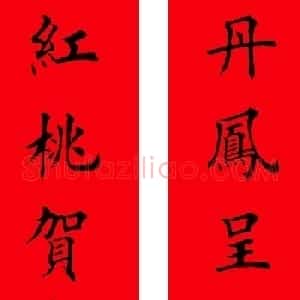 2017年鸡年楷书集字春联20副