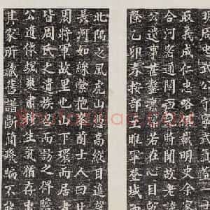 田步蟾楷书书法欣赏《周忠武公传》
