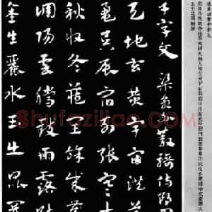 赵孟頫书法章草千字文(附释文)图片17P