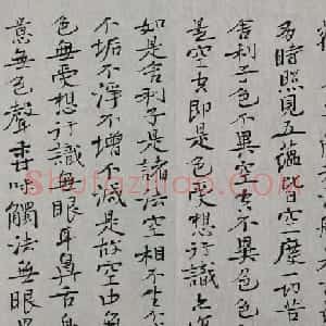 徐海书法作品欣赏《般若波罗蜜多心经》