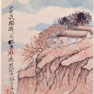王文治题字石涛绘《陶渊明诗意图册》