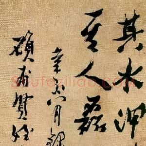 清代 沈曾植章草《节录世说新语》