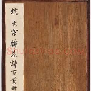 杭世骏行书《分题梅花诗一百首》