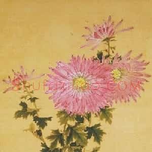 清代书法家湛畗书《菊谱》册页