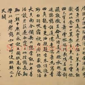 释来复行书《题跋瑞鹤图卷》