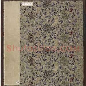 明代陈洪绶字画欣赏《山水人物册页》