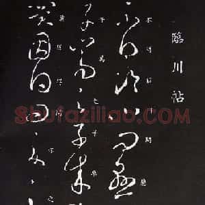 王羲之草书书法欣赏《临川帖》