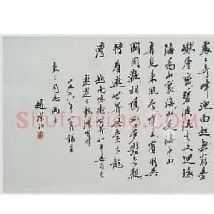 赵朴初书法作品欣赏