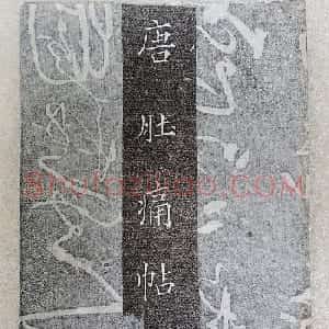 唐代张旭草书欣赏《肚痛帖》