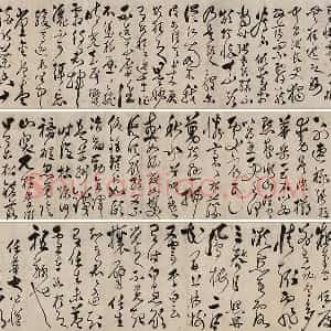张弼草书《怀素上人草书歌》全卷