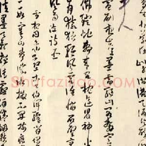清代 傅山草书《草书七言诗册页》