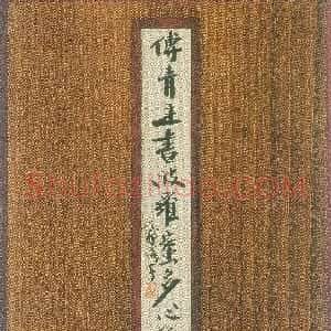 清代 傅山楷书《小楷心经》