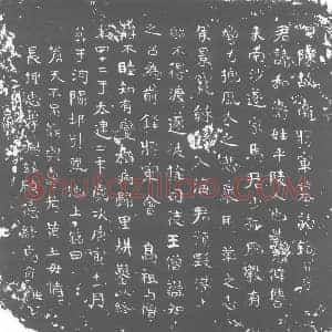 南朝 楷书墓志拓片《陈卫和墓志》高清图片欣赏