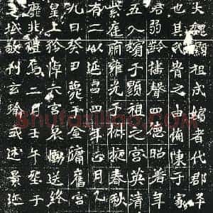 北朝 正书墓志拓片《北魏元弘嫔成氏墓志》高清图片欣赏