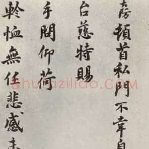 宋代 吕大防 楷书《吕大防致尚书右丞尺牍 之一》毛笔书法楷书作品图片欣赏