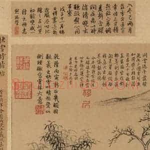 东晋 王羲之 楷书 行书《王羲之快雪时晴帖 序之八》毛笔书法楷书 行书作品图片欣赏