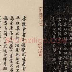 唐代 怀素 草书《自叙贴下之二十二》毛笔书法草书作品图片欣赏