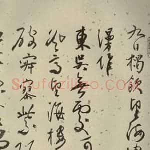 明代 张弼 行草书《杂书 之九》毛笔书法行草书作品图片欣赏