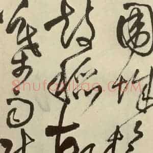 明代 王铎 草书《书诗(第六开)》毛笔书法草书作品图片欣赏
