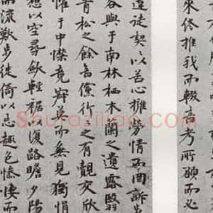 明代 祝允明 行书《陶渊明闲情赋 之三》毛笔书法行书作品图片欣赏