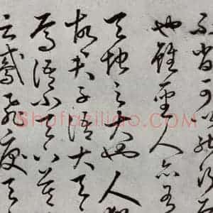 明代 豊道生 草书《古本中庸 (上)之十二》毛笔书法草书作品图片欣赏