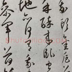 明代 王宠 草书《元明书翰(43)诗⑻》毛笔书法草书作品图片欣赏