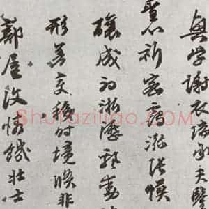 明代 陈沂 行草书《元明书翰(44)诗⑸》毛笔书法行草书作品图片欣赏