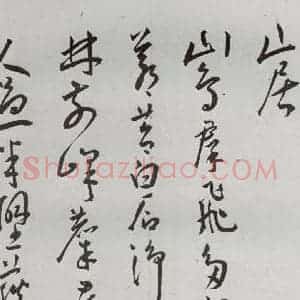 明代 王宠 草书《杂诗之三》毛笔书法草书作品图片欣赏