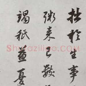 明代 董其昌 行书《杂书 之十三》毛笔书法行书作品图片欣赏
