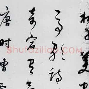 明代 董其昌 草书《董其昌书杜甫高都使骢马行(11)》毛笔书法草书作品图片欣赏