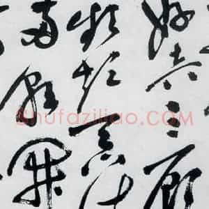 明代 祝允明 草书《祝允明书杜甫咏怀古迹等六首(18)》毛笔书法草书作品图片欣赏