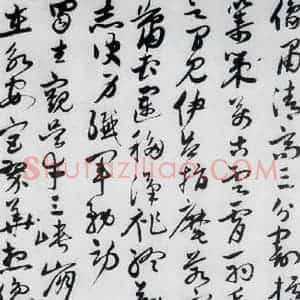 明代 唐顺之 行草《唐顺之书杜甫见萤火虫等七首(3)》毛笔书法行草作品图片欣赏